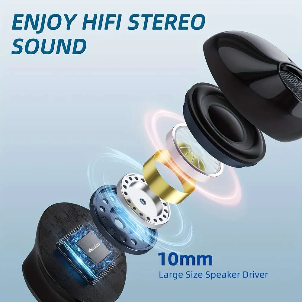 Earbuds Ear Wireless In Detection Headphones IPX Waterproof Earphones With Noise Cancellation LED Display H Playback Mini Charging From 11 23 DHgate