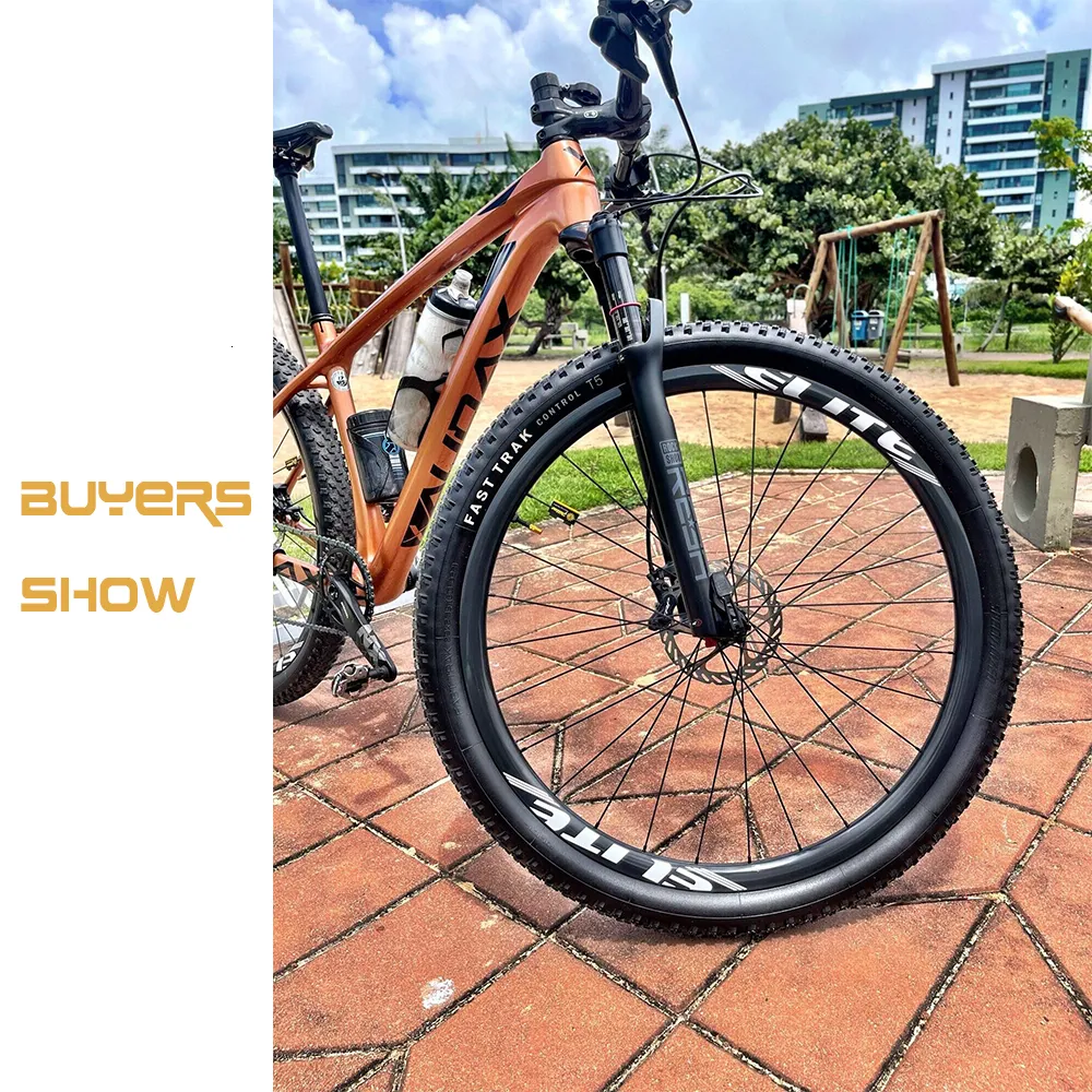 Bike Wheels ELITEWHEELS 29er MTB Carbon Ultralight 28mm Width 24