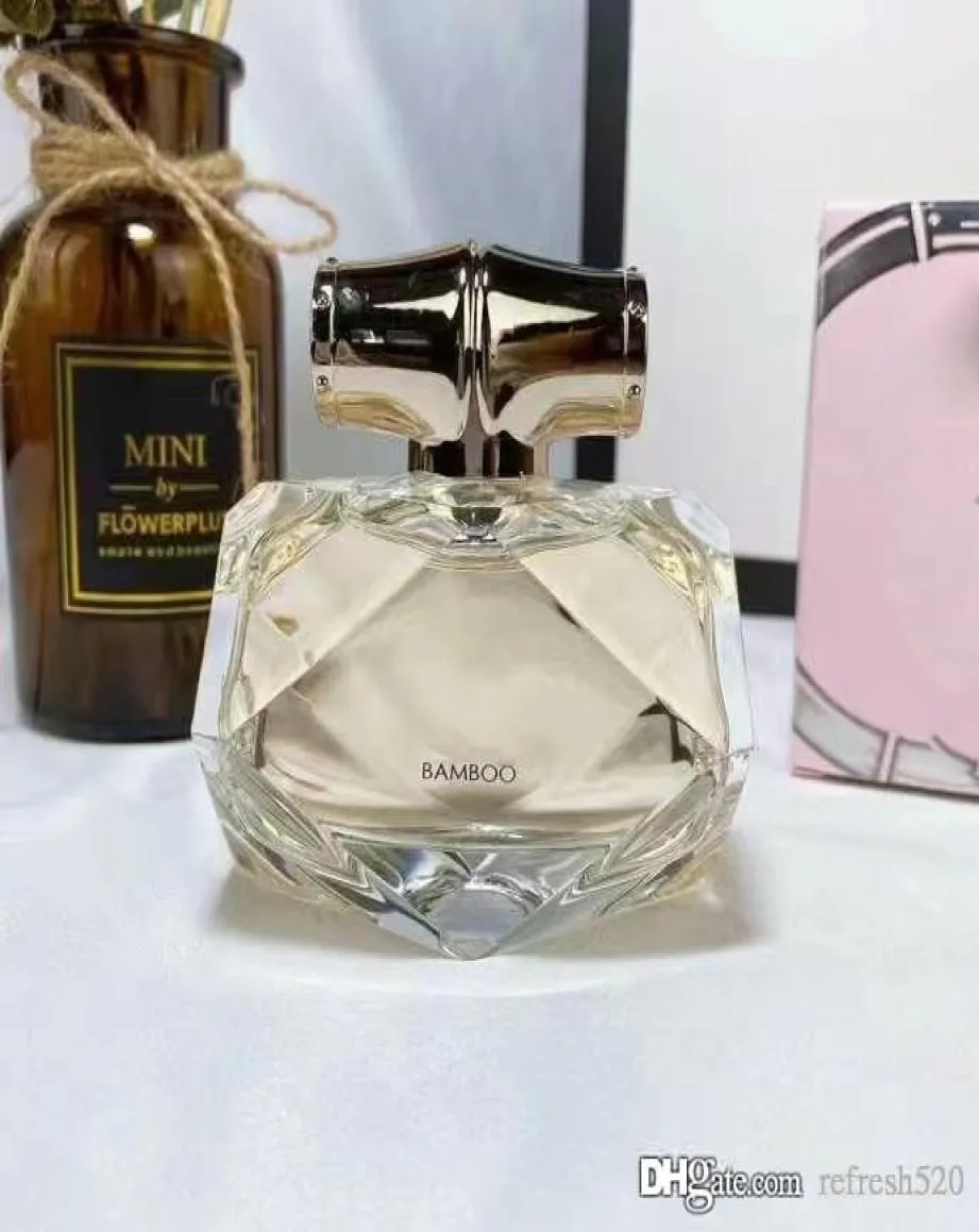 Marque Parfums Femmes Cologne Bambou 75ml Femme Parfum Sexy Parfums Spray EDP Parfums Parfum De Mariage Expédition Rapide Gouttes Entières8352815