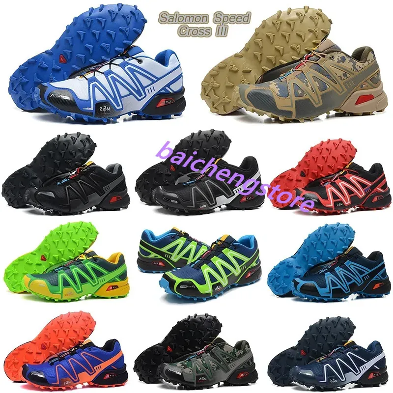 2024 MENS Running Shoes Speed ​​Cross 3 CS SpeedCross 3s Runner III Green Black Trainers Women Outdoor Sports Sneakers 36-48 L5