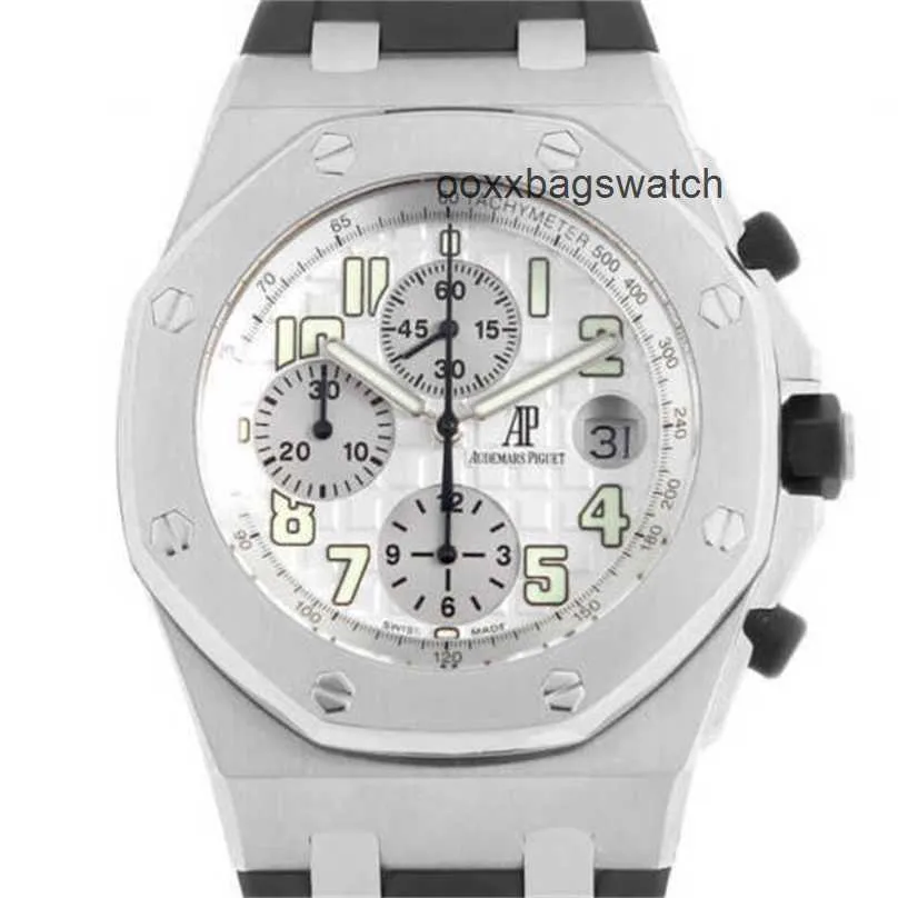 Relojes de lujo suizos Audemar Pigue Reloj de pulsera Royal Oak Offshore Reloj mecánico automático Royal Oak Offshore 42 mm 26020st.d001 Pulgada 02 186 Wn-9g5e