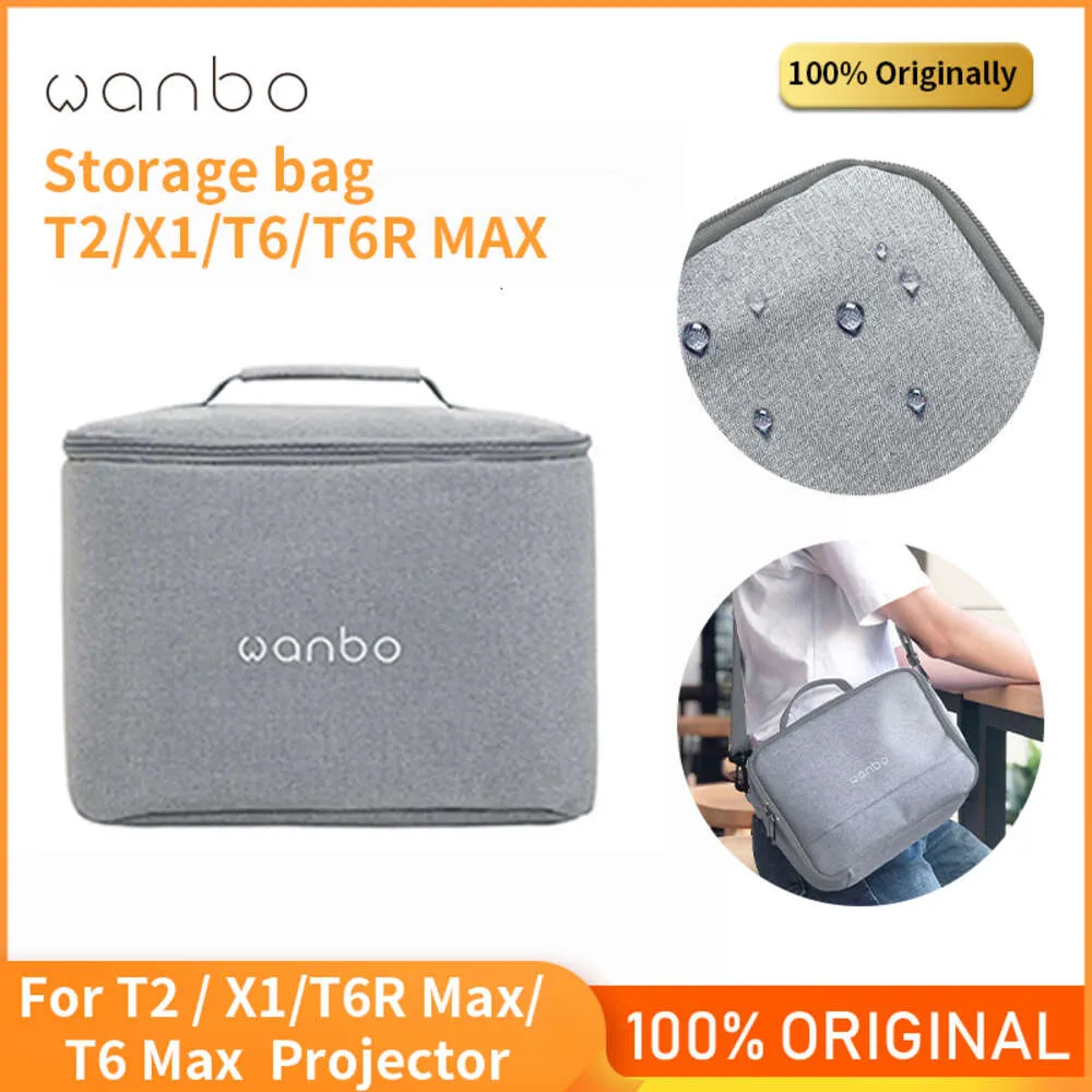 WANBO T2 MAX/X1/T4/T6 MAX/T6R MAX MINI 프로젝터 휴대용 저장소 케이스 BEAMER 내구성 이동 가방을위한 새로운 완보 프로젝터 백