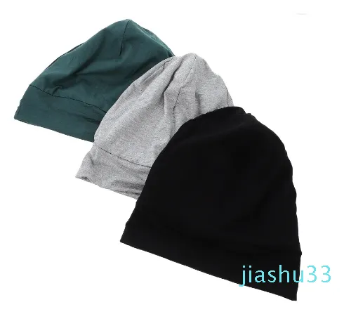 Cappello morbido da 3 pezzi Cappello da notte da uomo Cappello da chemioterapia Morbido Fodera in raso da donna Accessori per capelli da bagno per il sonno Cappello da famiglia