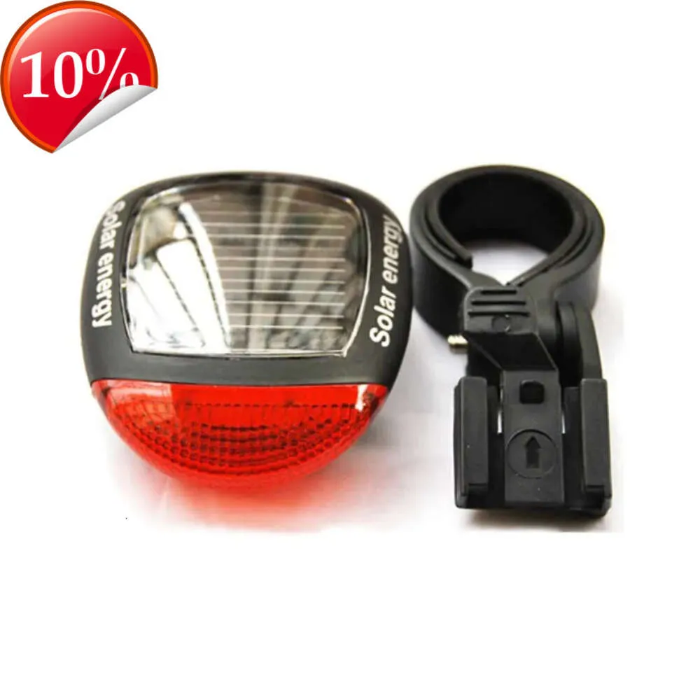 Nieuwe Fiets Zonne-energie Licht Oplaadbare LED Zadelpenlamp Fietsaccessoires Fiets Terug Achterlicht Fiets Reflector