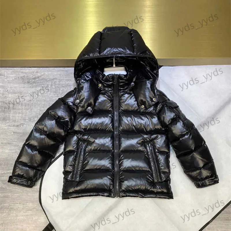 Men's Down Parkas 2023 new winter jacket child down jacket Hooded 95% White duck down coat Very warm temperament Casual clothing parent-child wear T231123