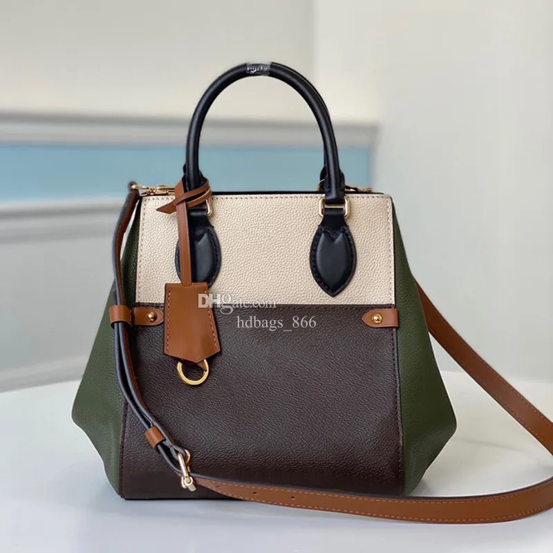 Дизайнерская сумка через плечо счетчика качества, роскошная сумка на плечо, сумка из натуральной кожи, сумка 20 см с высокой имитацией подмышек и коробкой ZL103