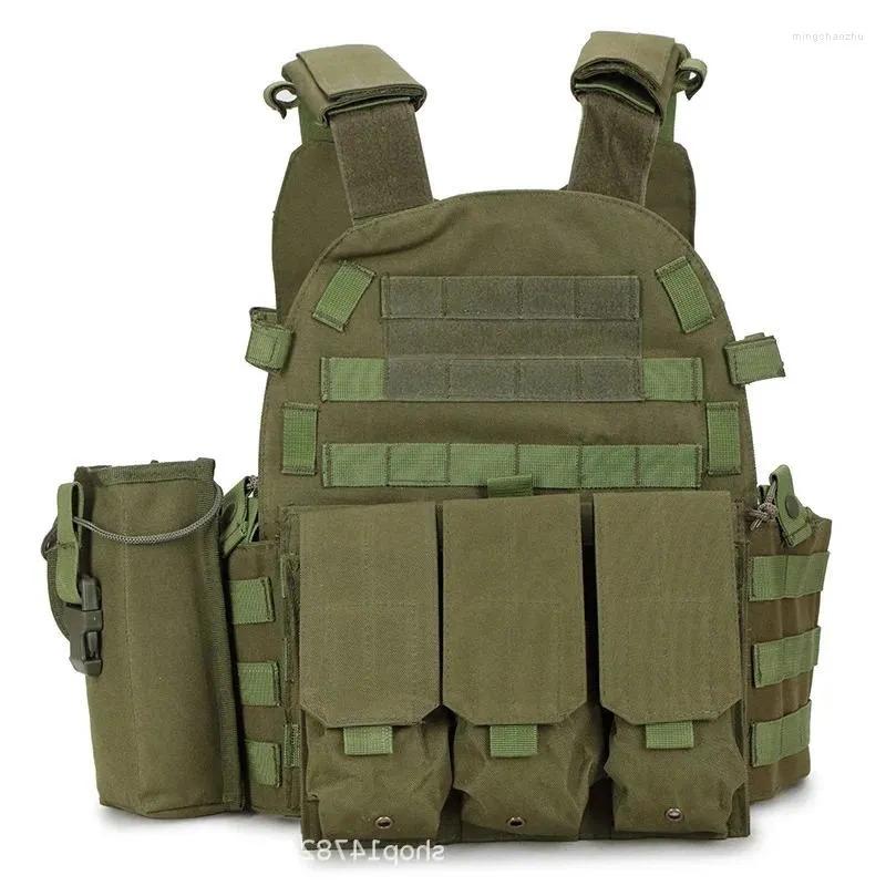 Av Ceketleri Taktik Molle Kombinasyon Vest Çöp Askeri Çöl Eğitim Alanı CS Açık Hava Su geçirmez Giyim Dayanıklı Yelek