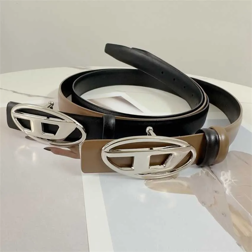 28% de descuento Diseñador Nuevo Zhou Bichang Mismo estilo Hebilla con letras de metal Versátil Delgada Decoración de cuero genuino para mujeres Traje pequeño Jeans Cinturón Hombres