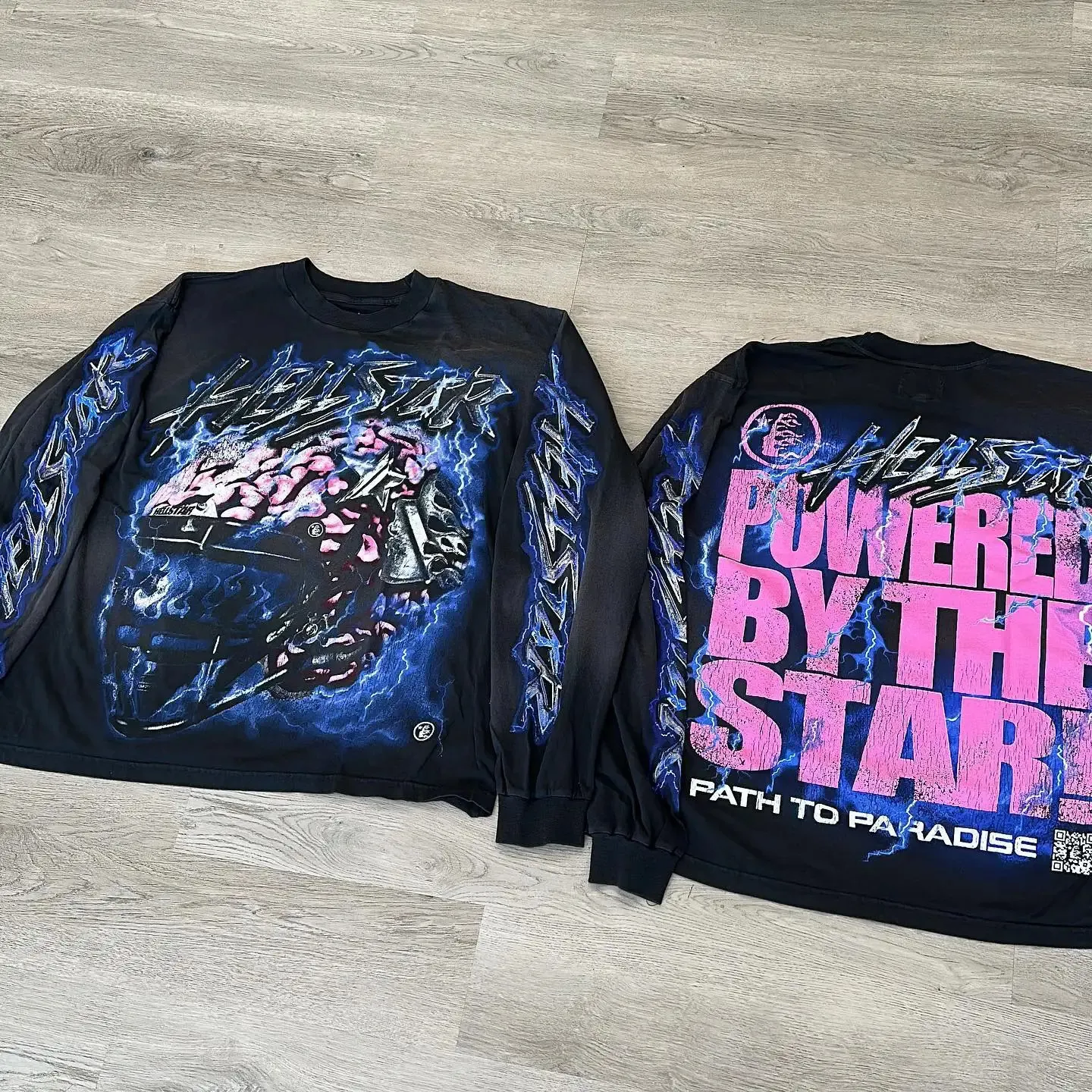Vestes pour hommes Y2K Sweat-shirt Hommes Harajuku Hellstar Hip Hop Graphique Imprimer Pull surdimensionné Gothique Chemise à manches longues Tops Vêtements 231123
