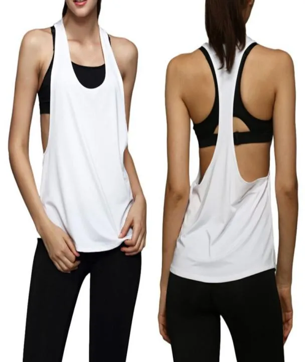 Kobiety czołgie rowerowe rowerowe bieganie jogging trening jogi rozrywka kamizelka bez rękawów singlet treningowy tops J25467099