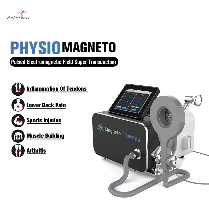 Magnetic Physiotherapy Laser Machine Pain Relief Sports Injury Treatment Magento Pain Therapy Wound Healing Osteoarthritis Restore Damage