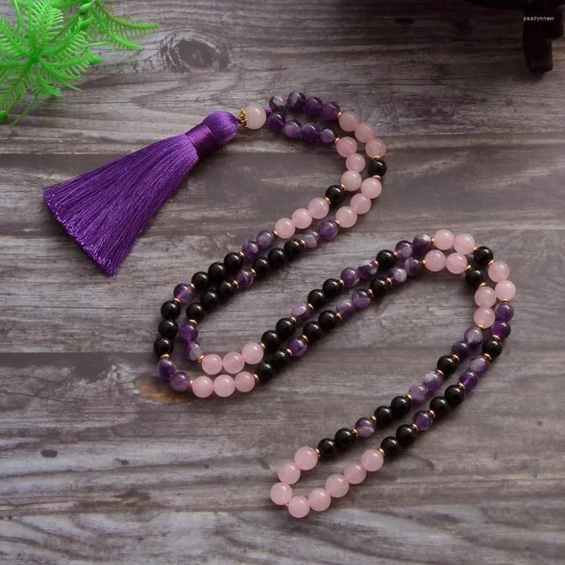 Rose Quartz Mala Prayer Beads