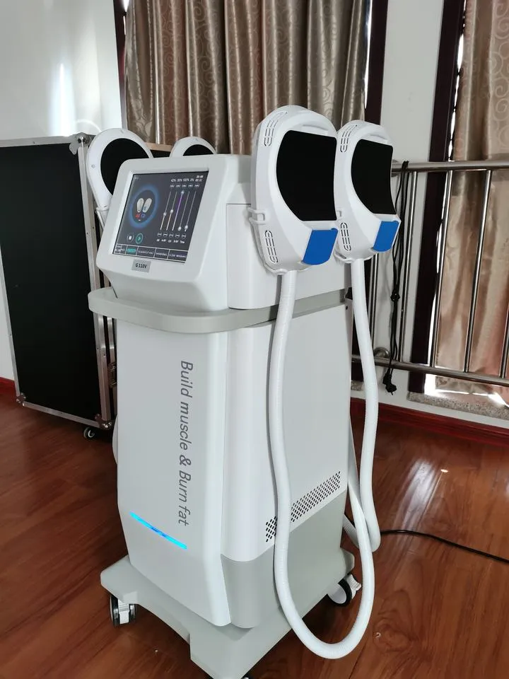 Body Slimming Fat Burning Machine with 4 RF Handles, 5000W Power, 7 ...