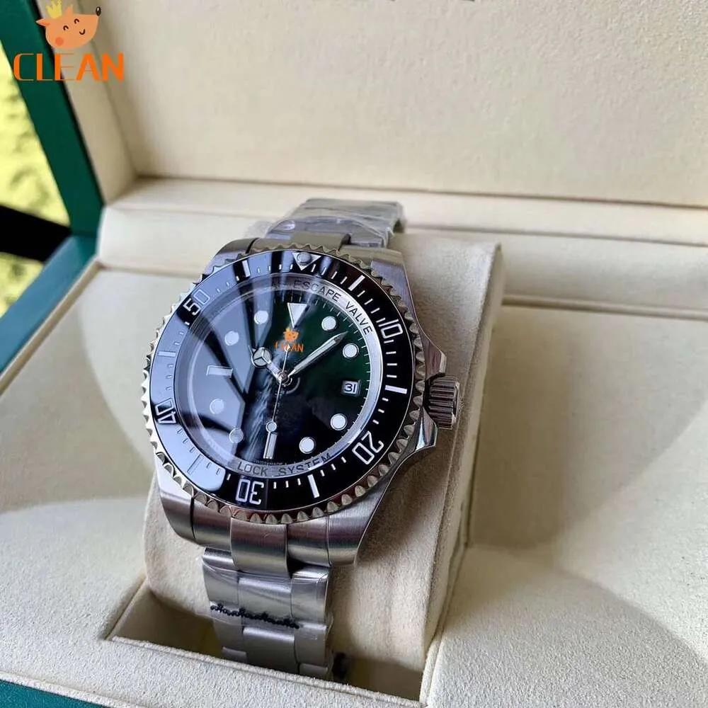 PROFUNDO MAR 44mm Designer Luminosa Safira Data Venda Quente 904L Aço Fino V12 Montre Homme Relógios Mecânicos Automáticos