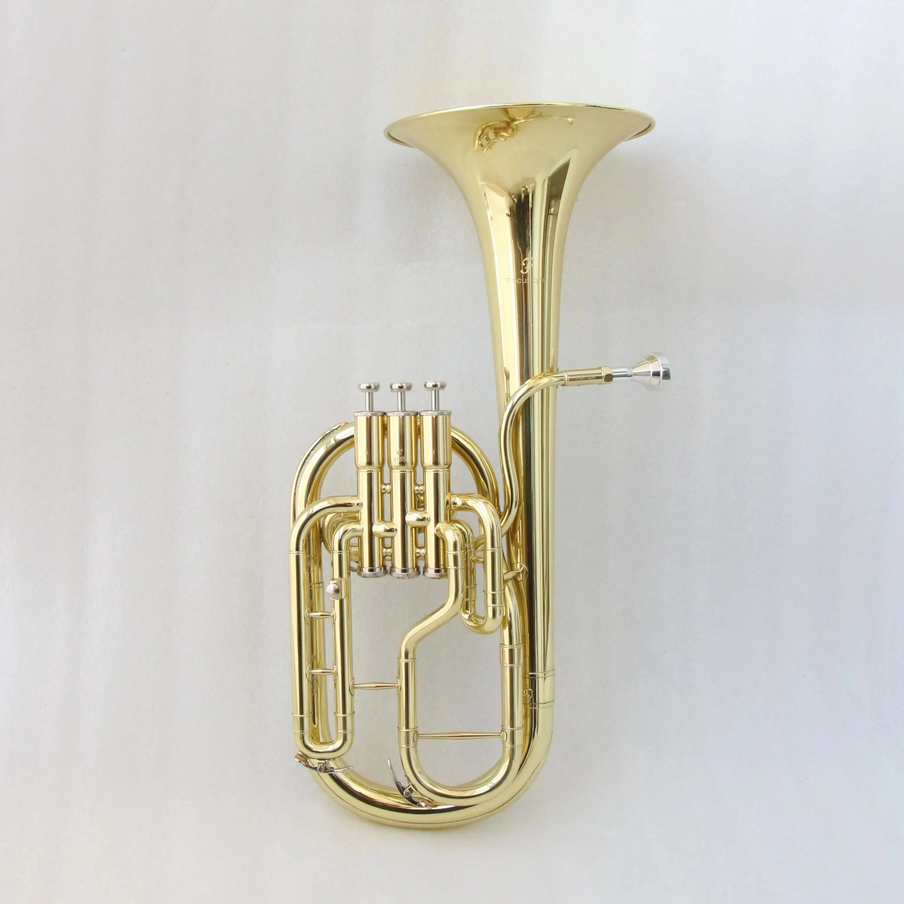 Wholesale musical instruments High quality chinese alto horn Gold Lacquered Alto horn