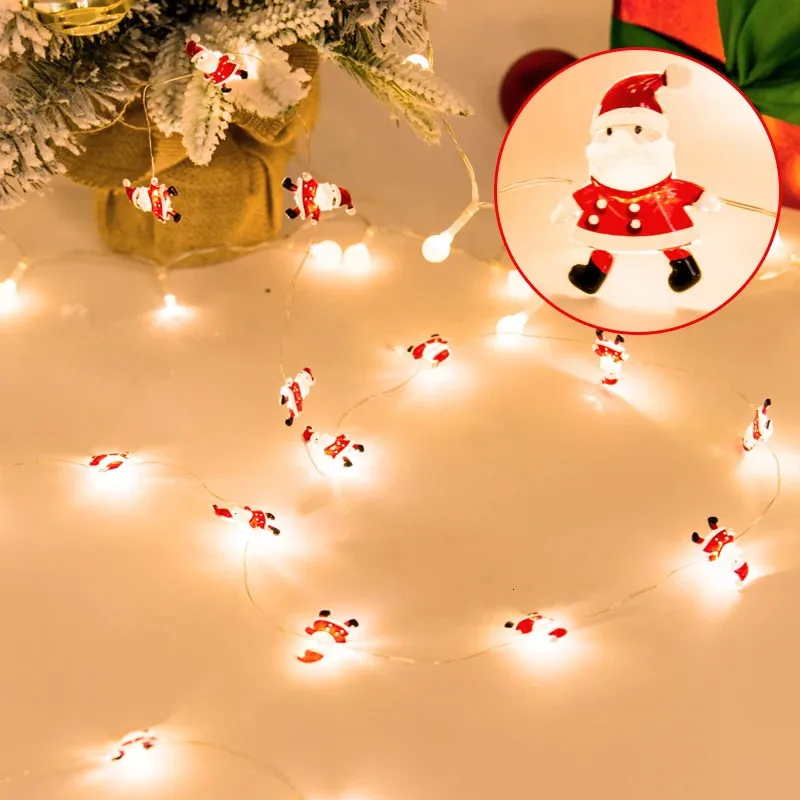 Christmas Decorations decorations creative glass tree small pendants warm lights elderly scene layout 231123