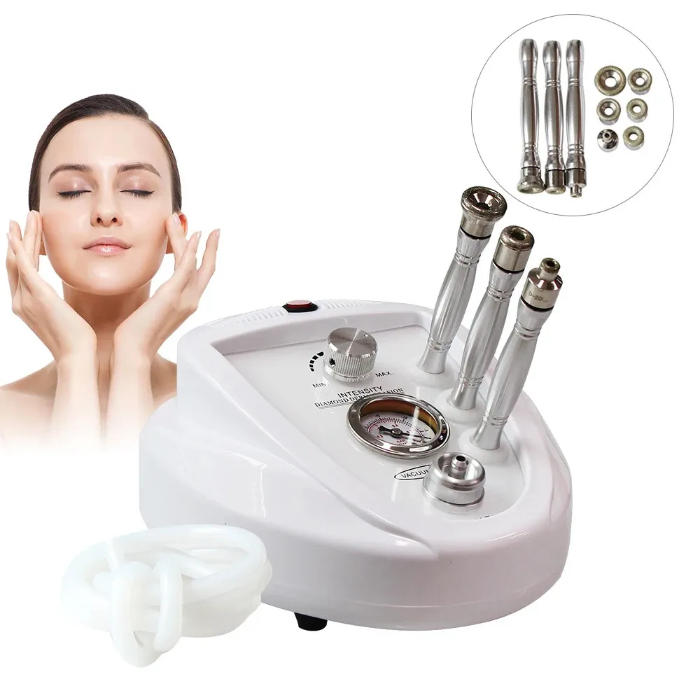 Dispositivos de cuidados faciais Mini portátil diamante microdermoabrasão máquina de sucção profissional dermoabrasão uso doméstico equipamento de pele 231129