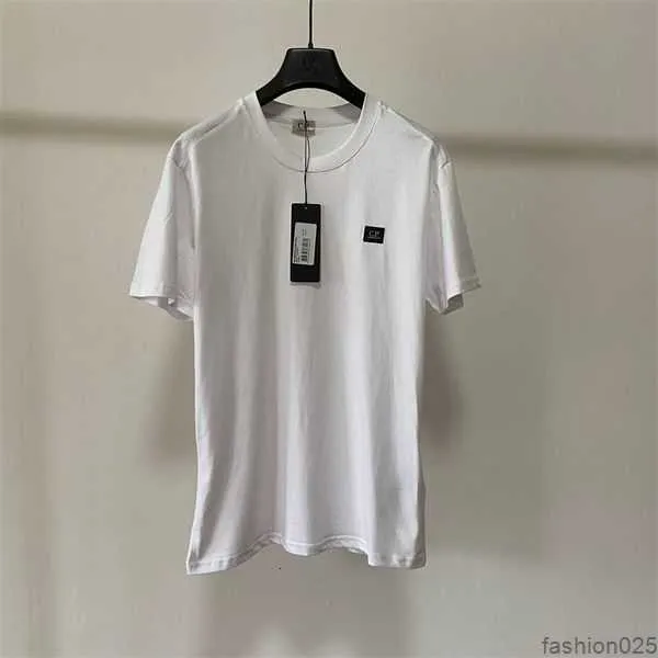 Homens camisetas Cp clássico carta bordado t - shirts homens casuais de algodão camisetas ao ar livre masculino tops tamanho de alta qualidade M-XXL preto branco azul 34x2k