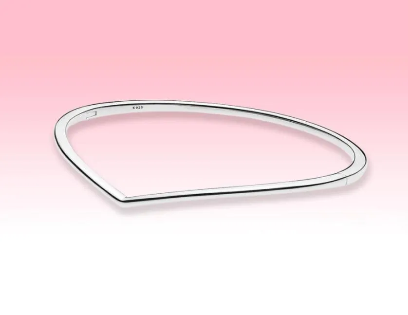 NIEUWE Gepolijste Wishbone Bangle Armbanden Vrouwen Hoge kwaliteit Sieraden voor P 925 Sterling Zilveren Armband met Originele doos7366630