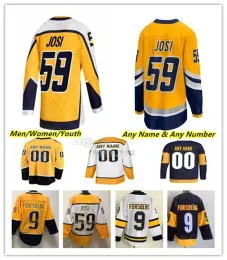 Roman Josi Nashville Hockey Jerseys Filip Forsberg Matt Duchene Mikael Granlund Nino Niederreiter Ryan Johansen Cole Smith Tanner Jeannot Ju