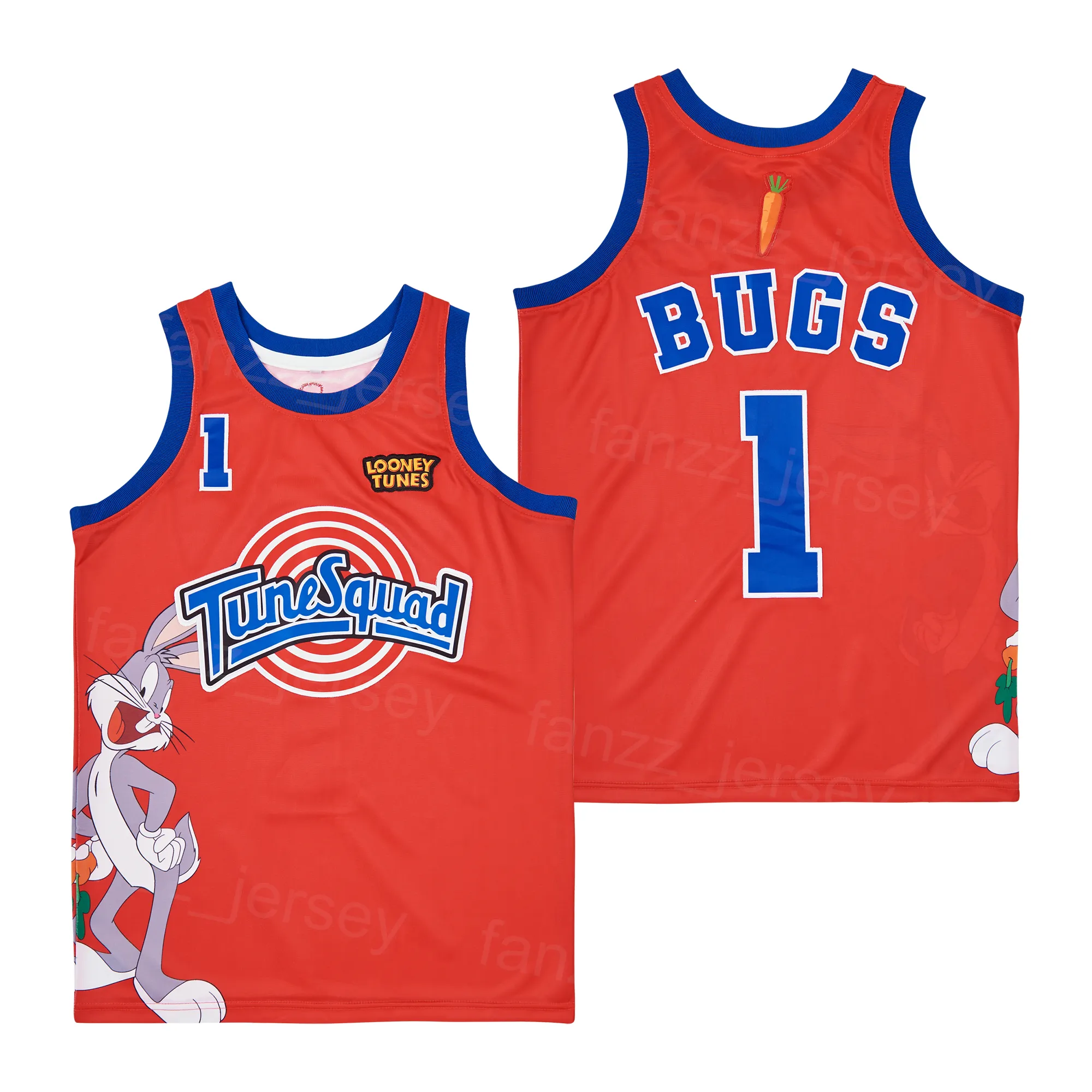 Moive 1 Bugs Bunny Jersey Space Jam Tune Squad Looney 23 Lebron James Legacy Superstar Monstars Tunesquad. 1 360 DHgate