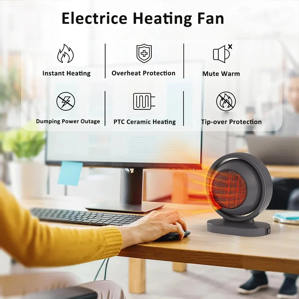 Energy Efficient Stylish Space Heaters Fan Heater Is Ceramic
