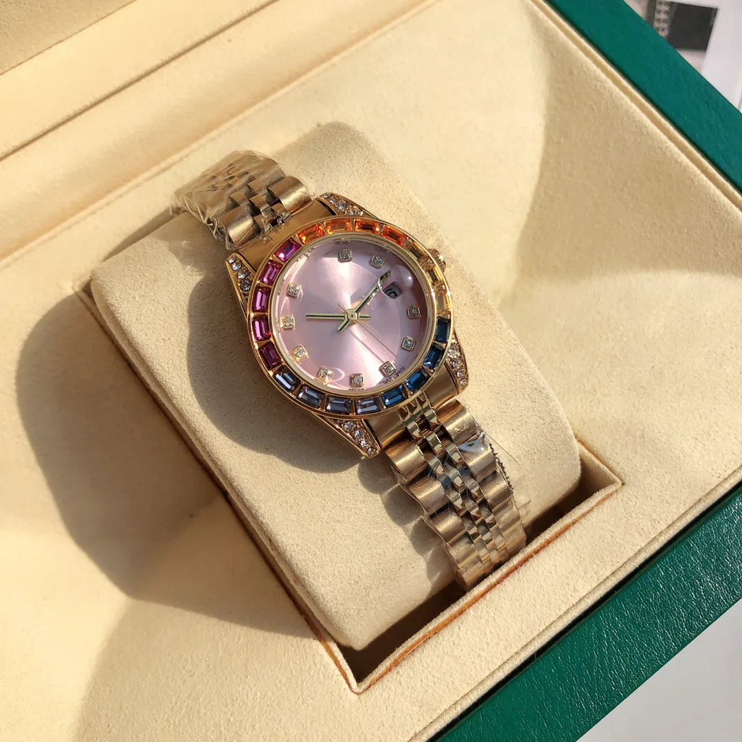 High Quality Womens Designer Gold Watch 28 mm with Date and  display picture 1