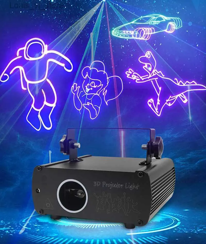 Animation laser light outlet