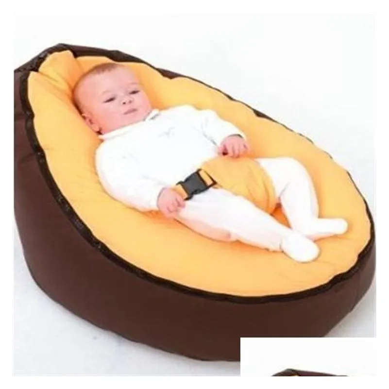 Baby stolar helfrämjande mticolor bönväska snle säng bärbar säte barnkammare mtifunktionell 2 toppar beag stol yw274e droppe delive dhj1i