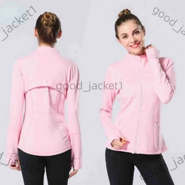 Lululemens Trainingspakken Define Jacket Dames Naakte Yoga Jas Lange mouw Crop Top Rits Fitness Hardloopshirts Workout Kleding Sportkleding Lululemen 3 CTDH