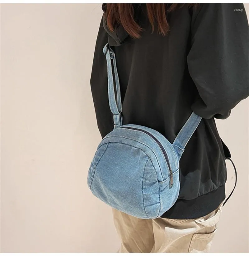 Bolsos de noche 2023 Mujer Denim Hombro Verano Cross Body Phone para niñas Jeans Drop