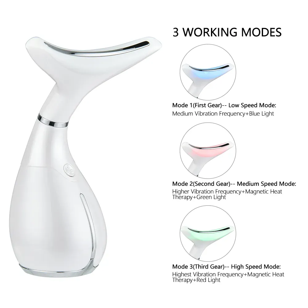  Ms.W Red Light Face Massager Electric Face Lifting, Facial  Massager for Skin Care with LED, Heated, and Vibration,Tightenings and  Rejuvenation for Face and Neck : Beauty & Personal Care