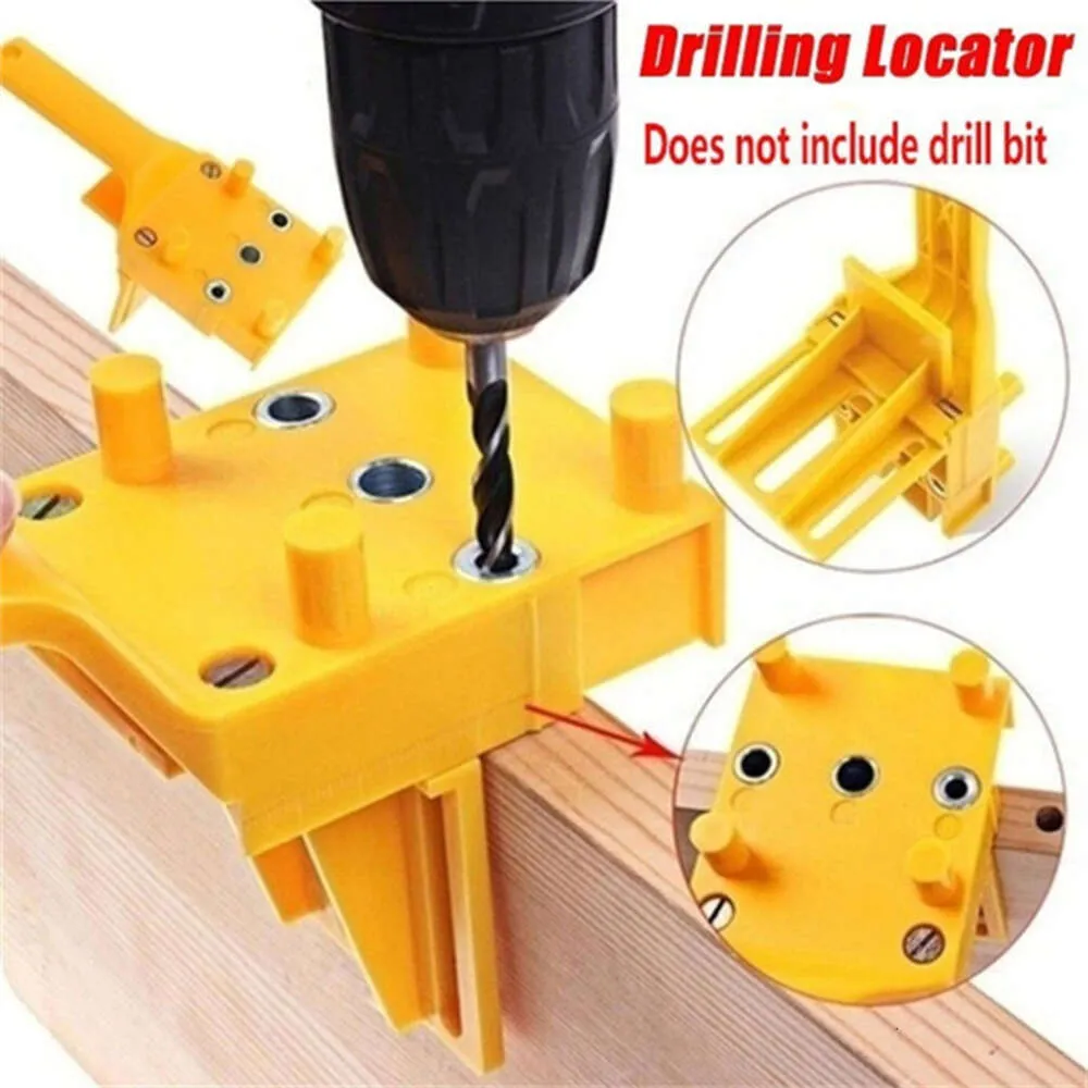 New Woodworking Tool Handheld Drill Guide Hole Saw Tools Drill Bits Drilling Locator Straight Hole Locator Carpenter Corner Clamp