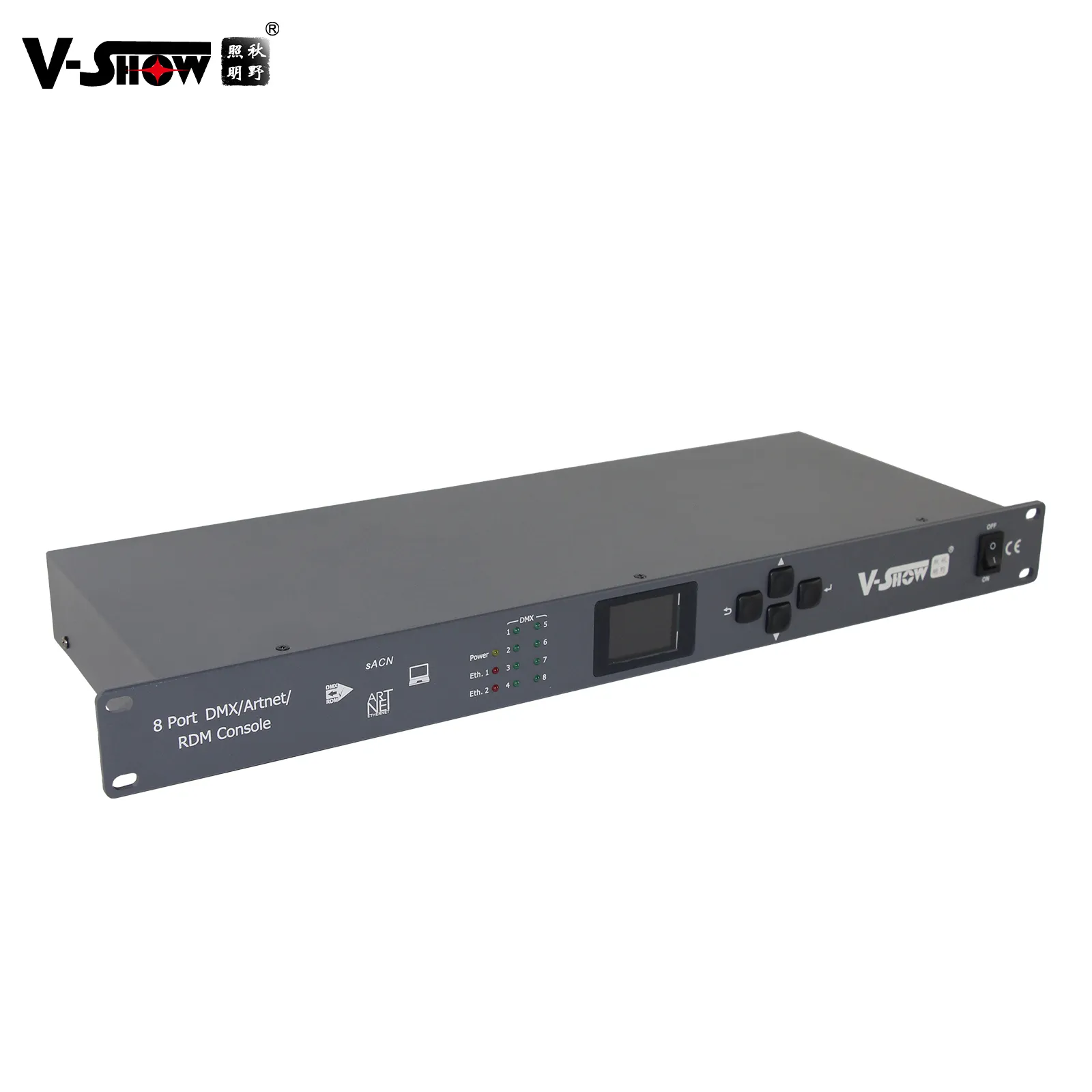 DHgate.com:V-Show 8 Port DMX/Artnet/RDM Console Lighting Controller for ...