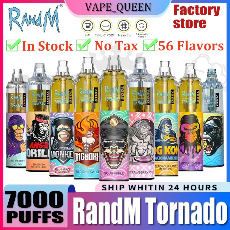 Original RandM E Zigaretten Set Tornado 7000 Puffs Einweg Vape Stift Set  Elektronische Zigaretten 14 Ml Pod Mesh Coil 6 Leuchtende Farben  Luftverstellbar 0 % 2 % 3 % 5 % Fumot 7K Video | | DHgate Shorts