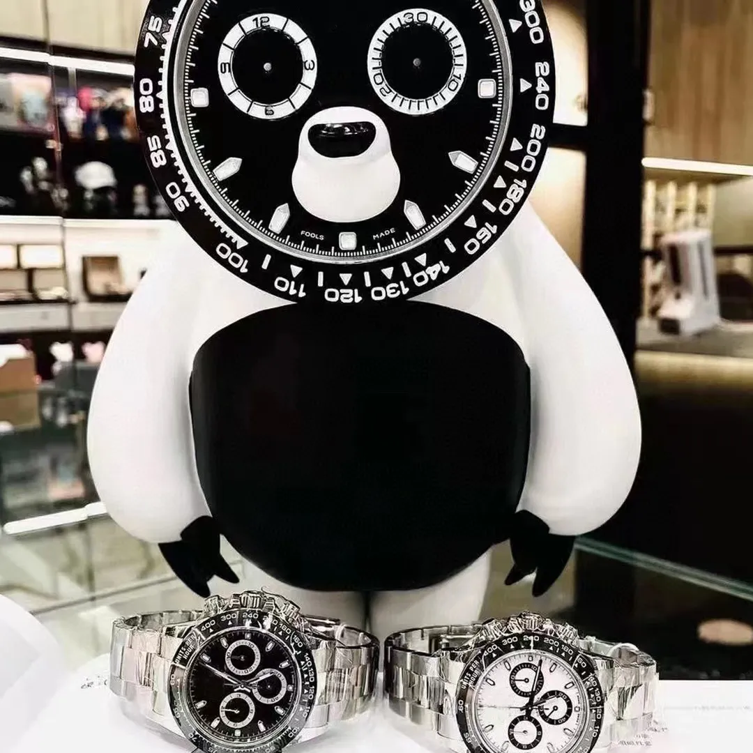 Roelx Panda 2023 Top Luxus Herrenuhr Damenuhr Designer Automatik Herren Luxus Mechanische Uhr Wasserdicht Super Luminous U1