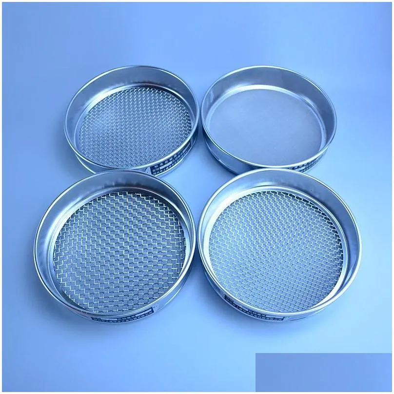 Lab Supplies Wholesale Dia 20Cm From 1 Mesh To 1000Mesh Stainless Steel Net Chroming Body Test Sieve Standard Laboratory Drop Delivery Dh4S2