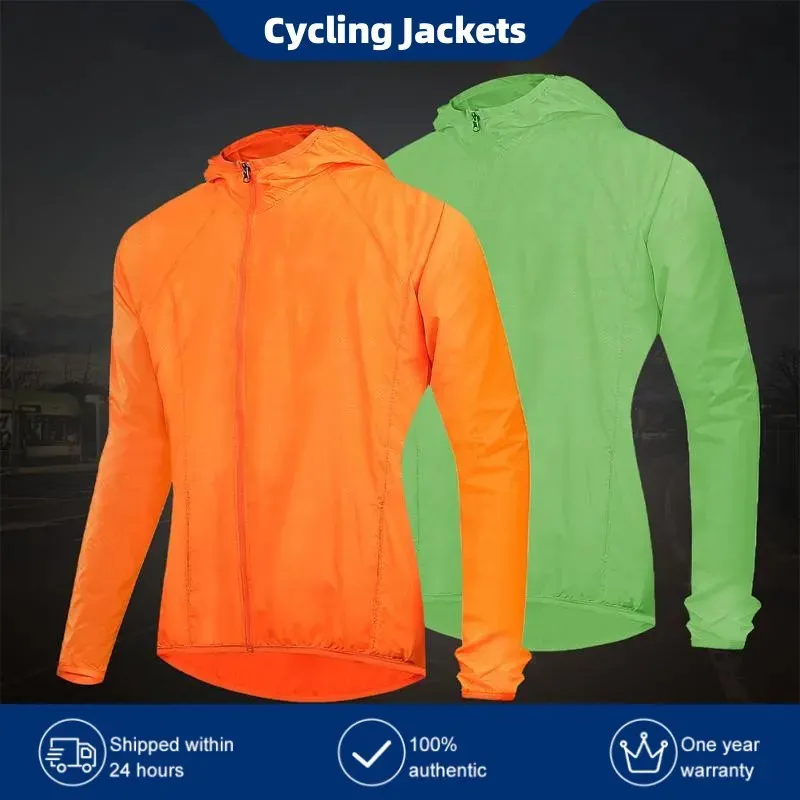 Cycling Jackets Outdoor Cycling Jackets Rainproof Windbreaker Breathable Waterproof Windproof Quality Lightweight Long Road Bike Clothing 231124