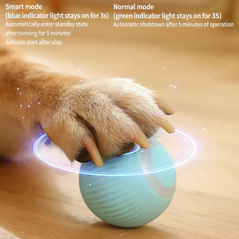 Luxury Shipping New Smart Auto-Rolling Electric Dog & Cat Ball Toy For Interactive I Free_voghion.com