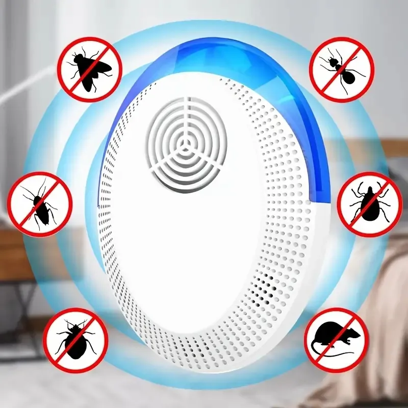 Eliminate Pests Instantly with Ultrasonic Mosquito Repellent - Indoor Pest Control for Insects & Rodents!