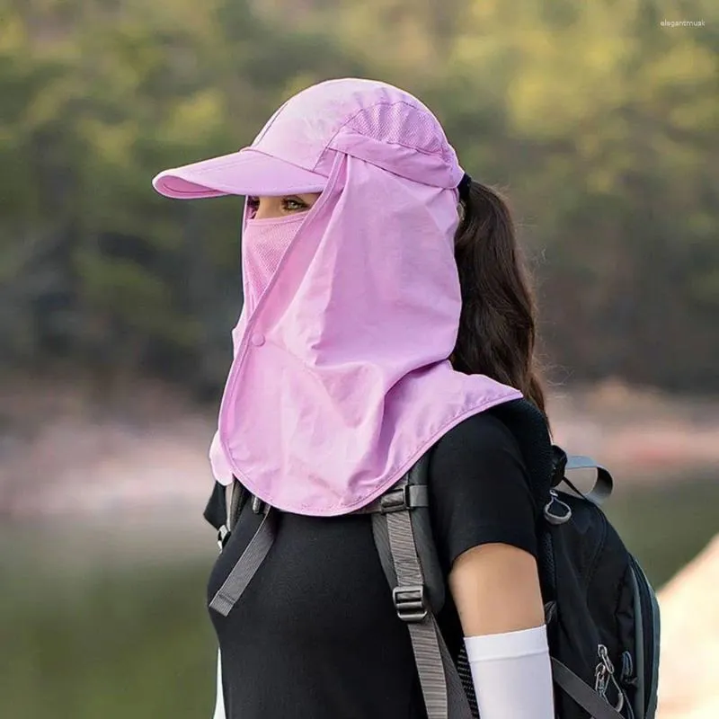 Scarves Cooling Hat Solid Color Fishing Summer Head Wrap For Women Hiking Scarf Sun Shade Cap Neck Protector Turban