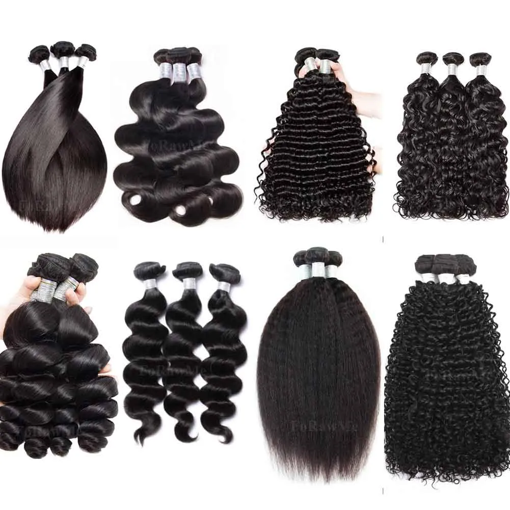 12A Brazilian Human Hair Weaves Soft Natural Black Unprocessed Hair Bundles For African Women Sale Online