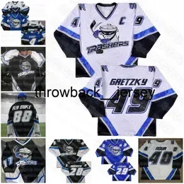 thr Cobranded Danbury Trashers Hockey Jersey Mike Rupp Brent Gretzky Brad Wingfield Scott Stirling Jon Mirasty Mike Bayrack GALANTE Luke Sellars Regan  DUHART