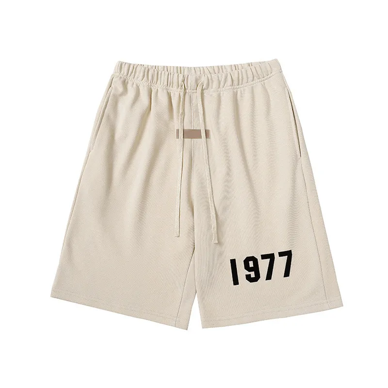 Mens Ess 1977 Shorts Lettera stampata Pantaloni corti Moda casual Estate Uomo Essen Pantaloni corti per uomo Streetwear Abbigliamento sportivo allentato 011