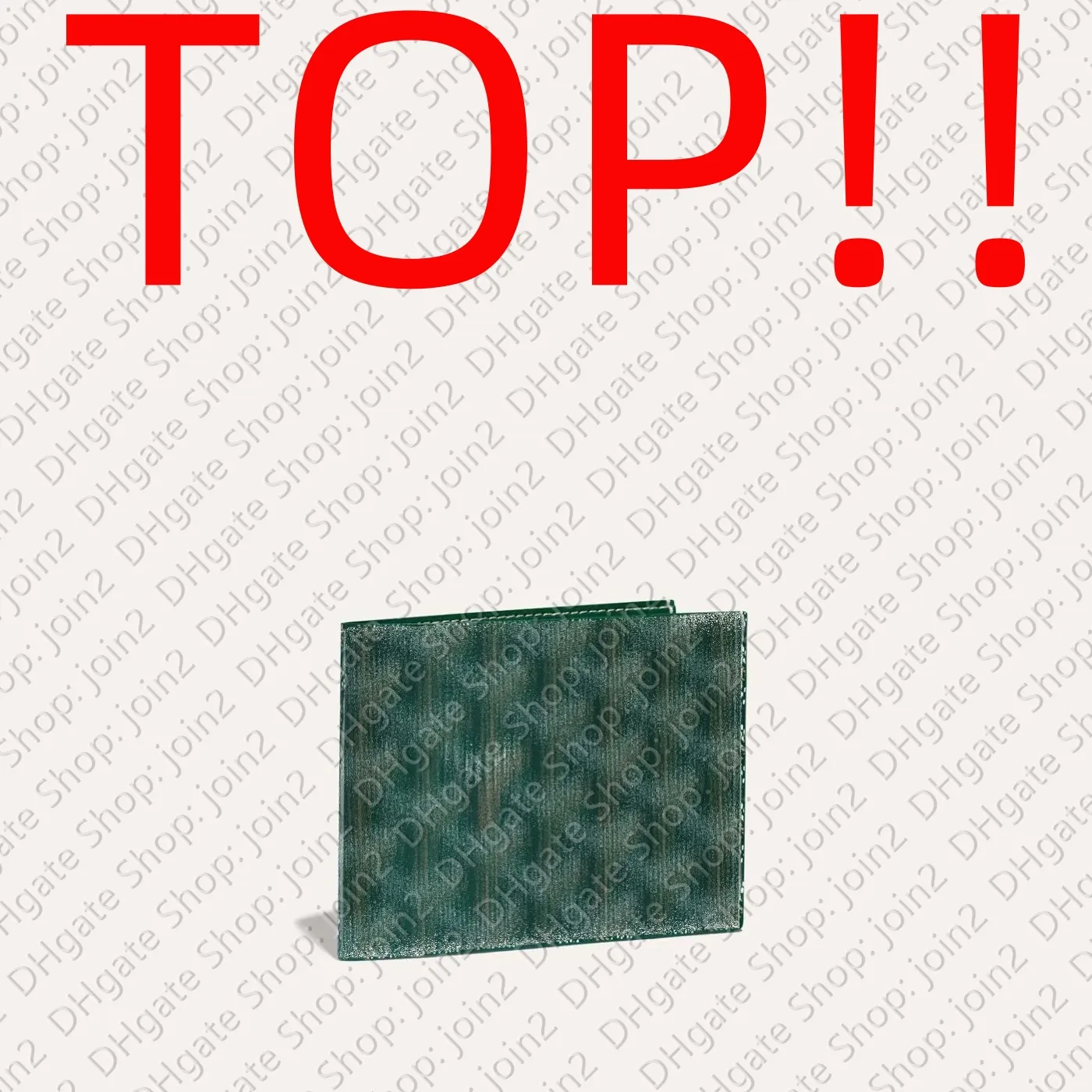 Wallets TOP. GREEN. Victoire Short Wallet // Designer Men Pocket Organizer Card Holder Case