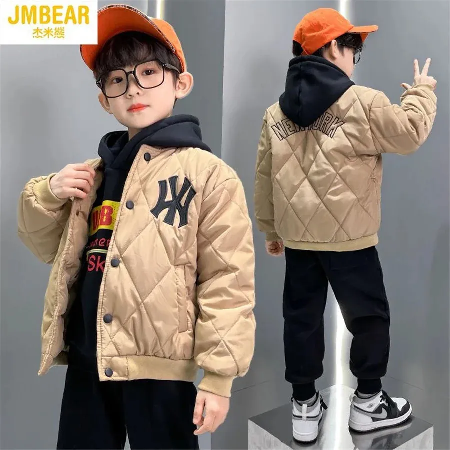 Vestes Enfants Baseball Varsity Vestes Enfants Garçons Filles Cardigan Casual Sweatshirts Sportswear Manteau Outfit Automne hiver 231123