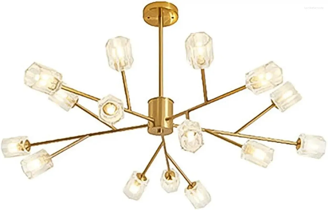 Lustres postmodernes pendant la lumière en verre suspendu style européen lustre simplicité lampe couloir hall chambre d'amis