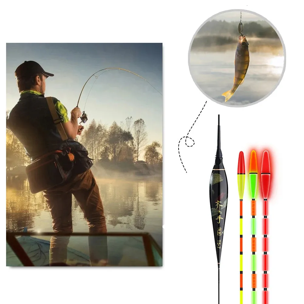 Electronic Smart Fishing Floats With Delicate Painting Pattern