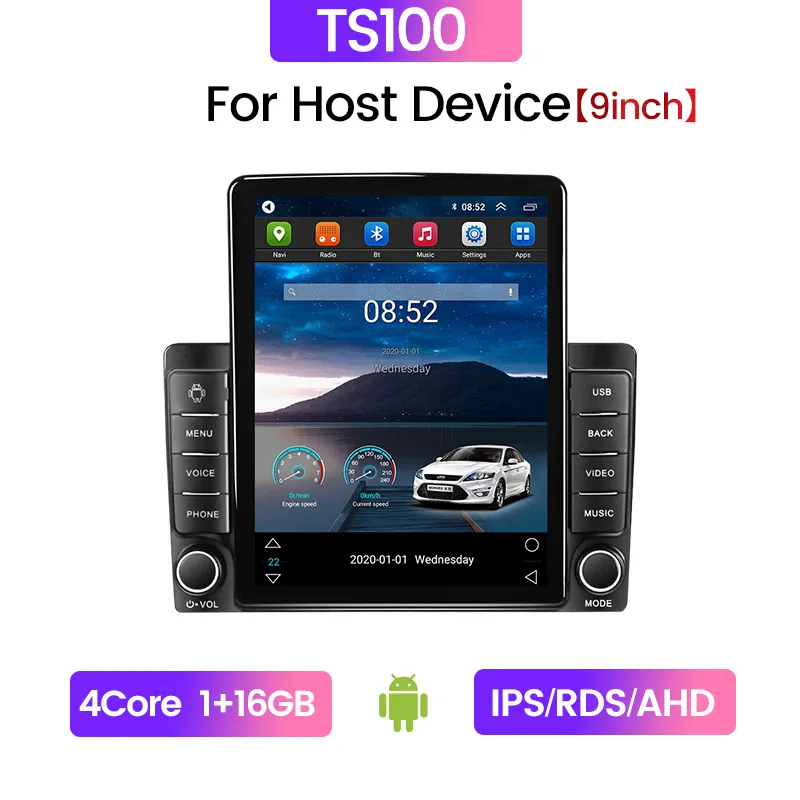 8 pulgadas Android 11 IPS pantalla 128GB+9 GPS para coche Navegación Con  Wi-Fi Bluetooth CarPlay Android Auto - China Radio para coche, estéreo para  coche