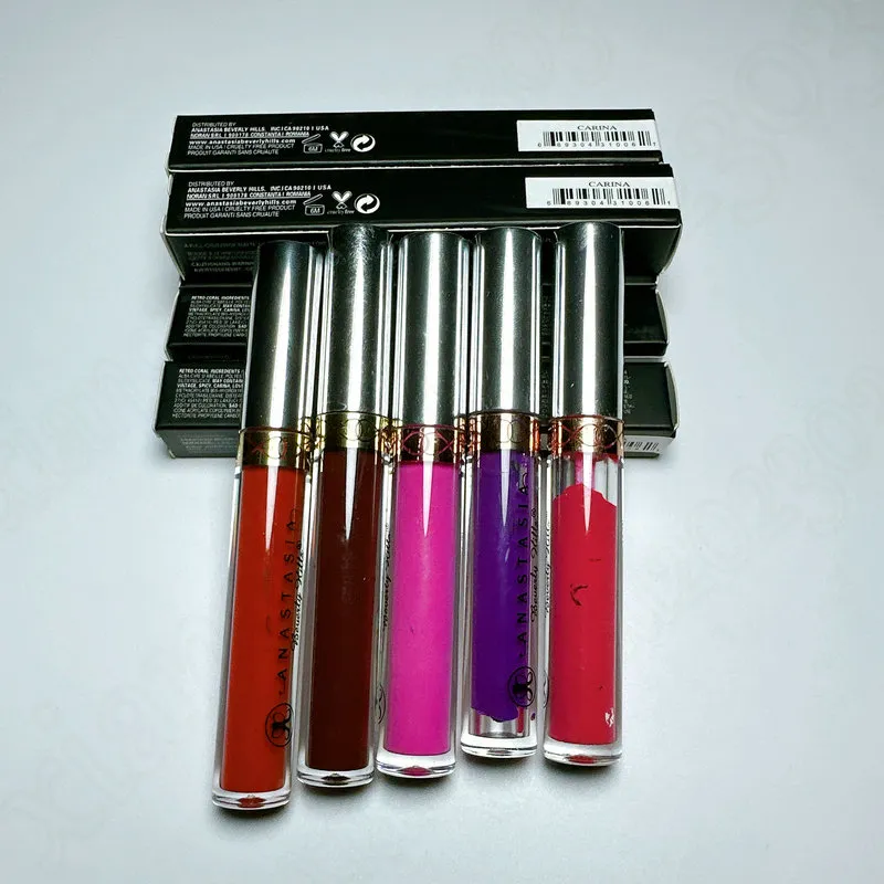 Anastasia CRAFT Matter flüssiger Lippenstift verblasst nicht Schönheit glasierter flüssiger Lipgloss Feuchtigkeitscreme Birthday Edition Lippenstifte Makeup Lip Kit